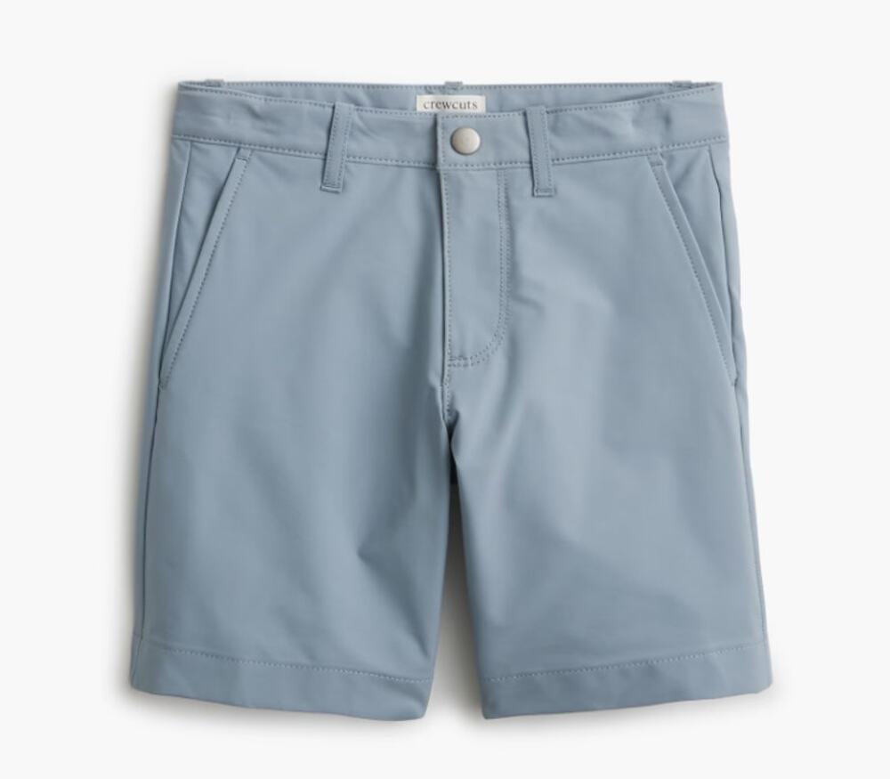 Crewcuts by J.Crew Performance Gramercy Tech Short Boys 8 Blue Moisture Wicking
